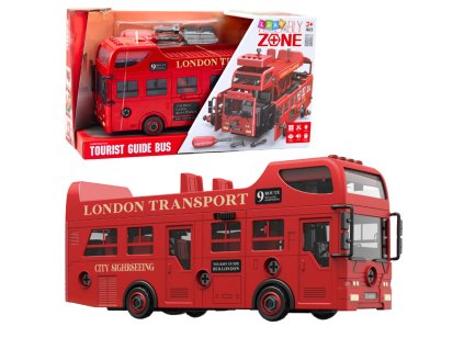 Interaktivní Londýnský Dvoupatrový Autobus ke Skládání se Světly a Zvukovými Efekty