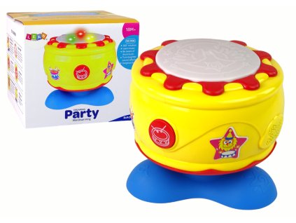 Velký Interaktivní Hudební Bubínek Svítící 19 cm