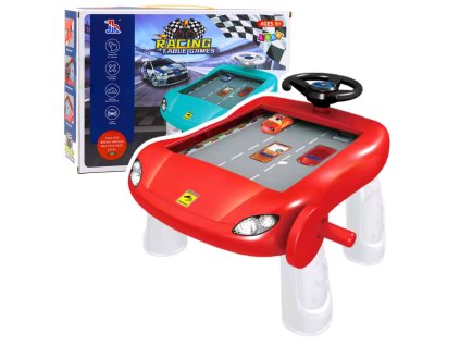 Dětský Červený Simulátor Řízení - Manuální Zábava pro Děti od 3 Let