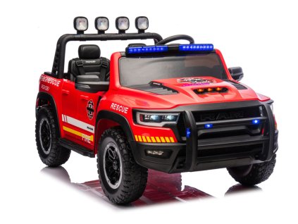 Elektrické Dětské Hasičské Auto RAM ZB629-F s LED a Audiem