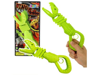 Interaktivní Dinosauří Chňapák - Rozvojová Hračka pro Děti 3+ v Zelené Barvě