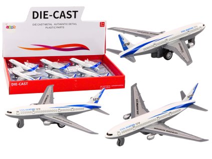 Kovové Bílé Cestovní Letadlo s Trikovým Pohonem