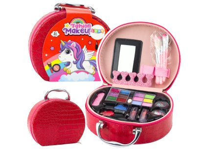 Dětská Kosmetická Sada pro Styl a Hru v Červené Kouzelné Kosmetické Tašce