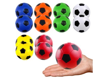 Sada 12 Barevných Antistresových Míčků 6,5 cm
