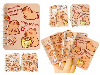 Sada Poznámkových Zápisníků V Linii Kapybara 4ks A7