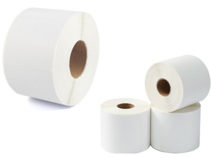 Termální Bílé Samolepky 500ks 100x150mm