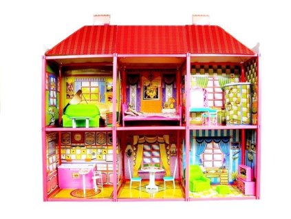 Velká Vláčící Vila s Nábytkem