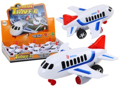 Osobní letadlo Světla Zvuky Pohon Bílá