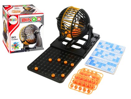 Rodinná Společenská Hra Bingo Lotto Losovací Stroj