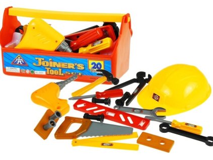 Sada nářadí v boxu Malý kutil Přilba 20 dílů