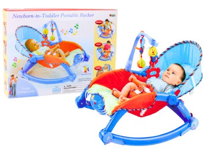 Dětské lehátko s hrazdičkou a zvířátky