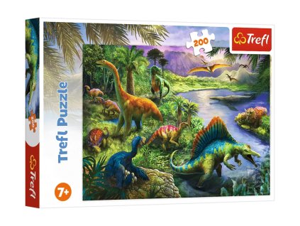 Puzzle - 200 - Draví dinosauři - Trefl - 13281