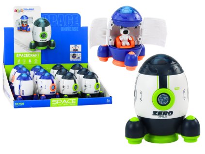 Malá Kosmická Raketka se Figurkou a Vozidlem