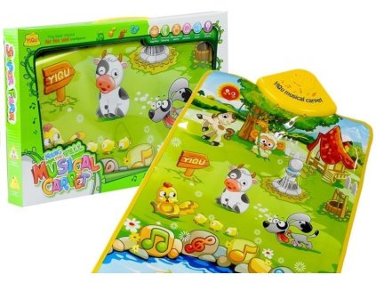 Interaktivní Dětská Hudební Podložka s Zvířecími Zvuky - Farma