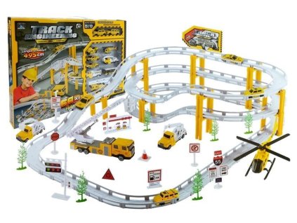 Závodní Dráha Rail Racing Kovová Auta 12km/h