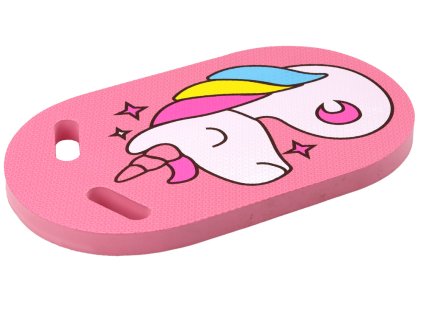 Plavecká deska na učení z pěny Jednorožec růžová
