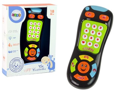 Interaktivní Dětský TV Dálkový Ovladač Vzdělávací Světlo Zvuk