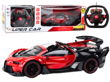 Sportovní RC Auto 1:12 s Otevíracími Dveřmi Červené