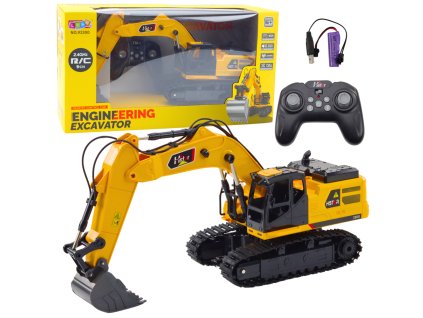 Dálkově ovládané pásové rypadlo RC Zvuky 9CH 2.4G