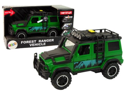 Zelené Terénní Auto 1:14 Světla Zvuky