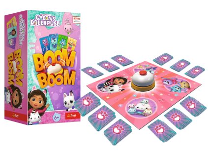 Boom Boom - Gabiho Kočičí Domeček Rodinná Hra Trefl 02548