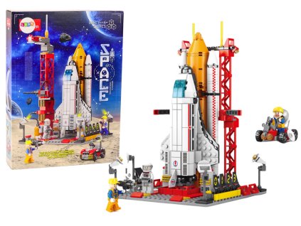 Stavebnice Kosmická Stanice Raketoplán Vesmír 521ks