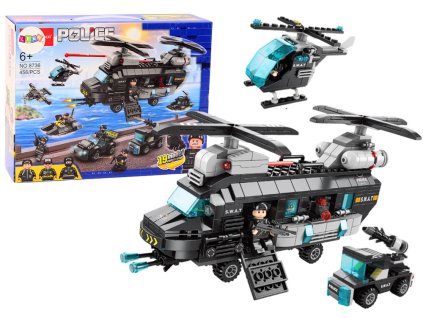 Stavebnice Speciální Jednotky Policie 456 ks Sada