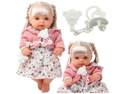 Panenka Miminko Holčička Šatičky Svetřík Dudlík Zvuky