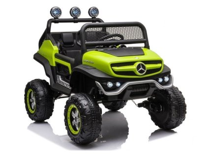 Mercedes Unimog S Elektrické Auto pro Děti Zelené