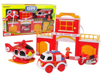 Sada Hasičská stanice s Zvukovými Efekty