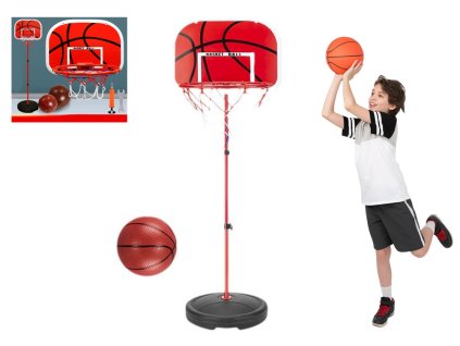 Dětský Basketbalový Koš na Zahradu s Míčem 139 cm