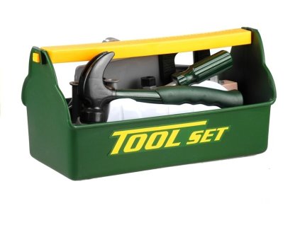 Sada Malého Kutila - Bedna Klíčů, Kladivo, Pilka a Nářadí