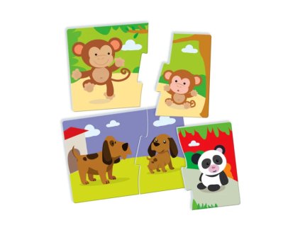 pol pl Gra edukacyjna Puzzle Mamy i Dzieci Jezyk Polski Zwierzeta Ucze sie Bawiac Clementoni 50763 28344 3