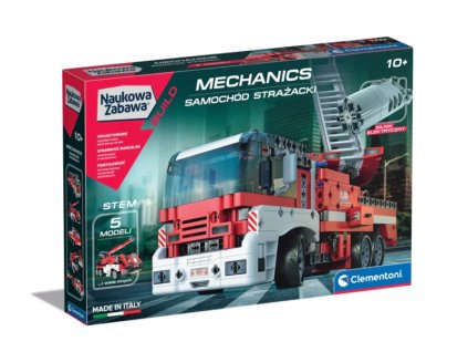Hasičská Stavebnice - Mechanický Model 6v1 ELEKTRO-DRIVE