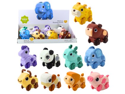 Veselá Nakrúcacia Hračka Zvieratko pre Deti - Mix Farieb