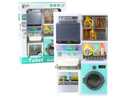 Dětská Interaktivní Koupelnová Sada s Pračkou a Zvukovými Efekty