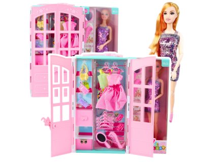Elegantní Panenka se Šatníkem a Módními Doplňky pro Kreativní Hraní Dívčího Stylu
