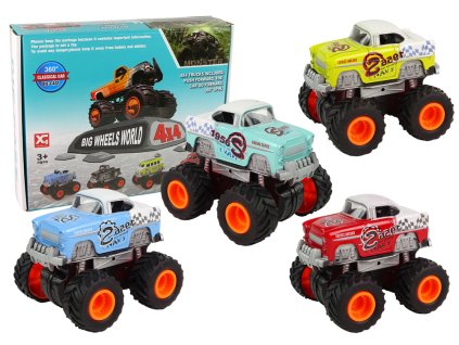 Klasický 4x4 model na velkých kolech - 4 barvy