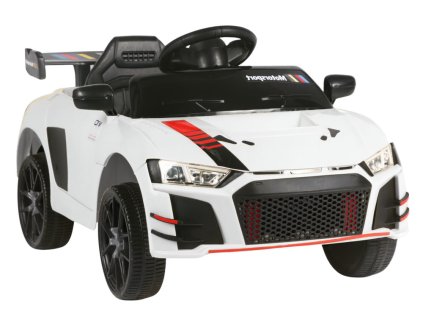 Dětské elektrické auto 915 Bílé s LED světlomety a dálkovým ovládáním