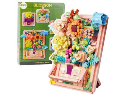 Kreativní Květy 4v1: Stavebnice pro Tvořivou Dekoraci