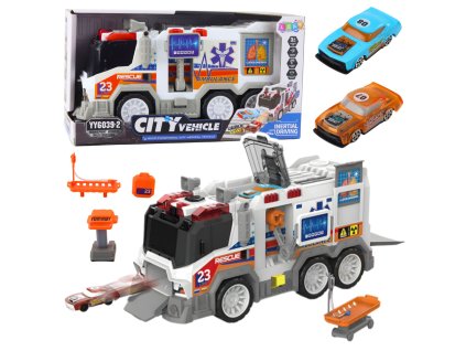 City Rescue Ambulance - Interaktivní Záchranné Vozidlo s Efekty pro Malé Záchranáře
