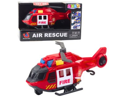 Interaktivní Hasičský Vrtulník se Zvukovými a Světelnými Efekty