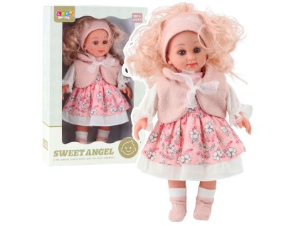 Andělská Panenka ve Růžových Květech - 36 cm