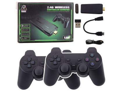 Retro Herní Konzole s Bezdrátovými Pady pro TV - Podpora Více než 40 Simulátorů