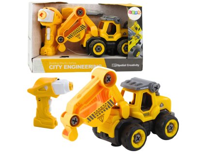 Elektrická Montážní RC Bagr 2v1: Dětský Konstrukční Set