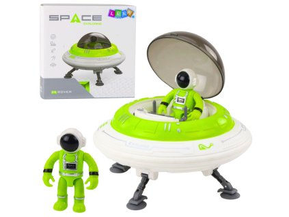 Kosmická Loď UFO s Astronautem - Zvukové a Světelné Efekty pro Děti