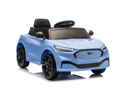 Dětský Elektrický Ford Mustang Mach-E, Modrý 24V, S Bezpečnostním Ovládáním