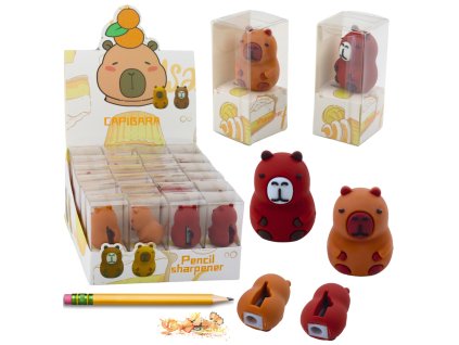 Ořezávátko Kapibara Hnědá - Školní a Kancelářská Pomůcka