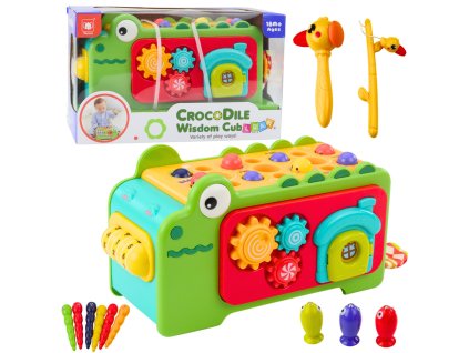 Kostka Vanokids: Montessori Smyslová Hračka s Cylindry a Labyrintem