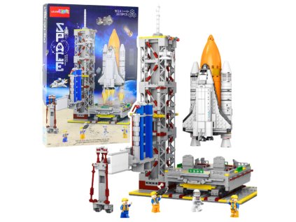 Vesmírná Stavebnice: Raketa a Startovací Věž 1670 ks